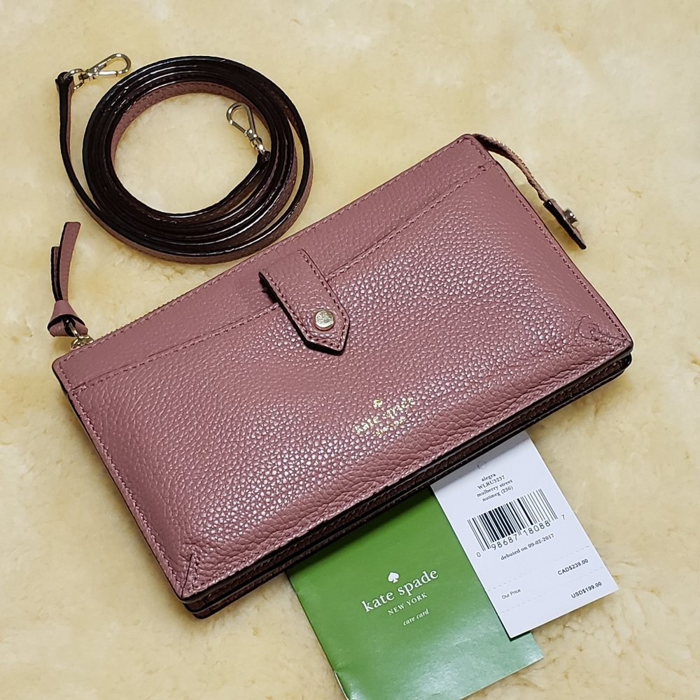 Kate Spade Nutmeg Alegra crossbody wallet